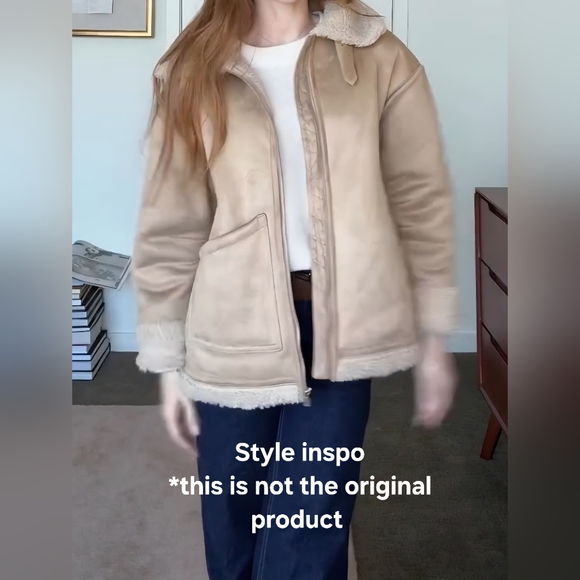 Vintage Genuine Leather Shearling Coat - Picture 5 of 16